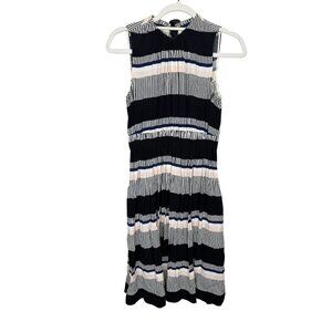 Kate Spade Sleeveless Stripe Tie Back Pocket Dress Size 2